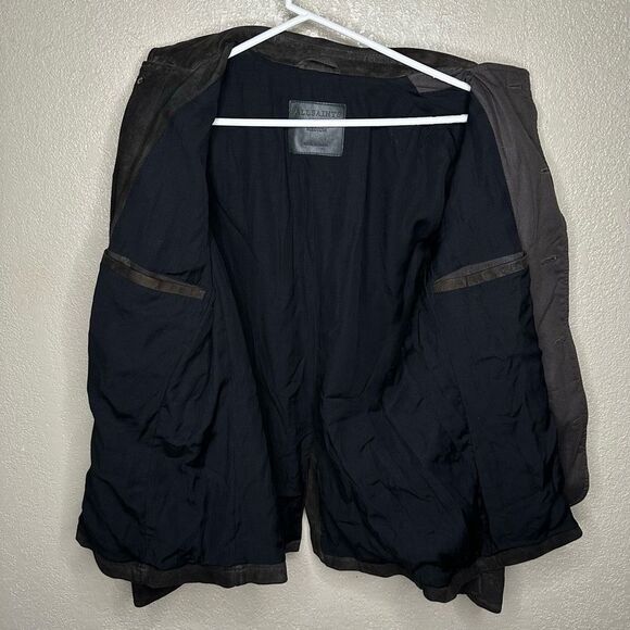Allsaints Keats Leather Jacket Size Medium - Picture 5 of 6